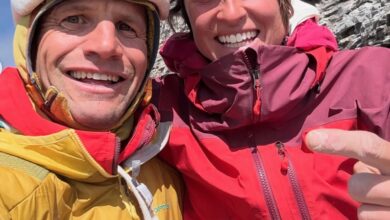 Fay Manners e Roger Schäli Solar Eclipse Nord Eiger