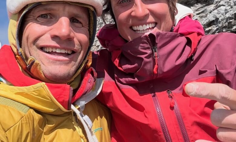 Fay Manners e Roger Schäli Solar Eclipse Nord Eiger
