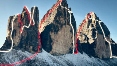 Marian Aßmair e Michael Stadler tre cime lavaredo