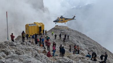 bivacco Fiamme Gialle sul Cimon della Pala