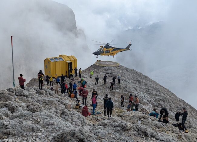 bivacco Fiamme Gialle sul Cimon della Pala